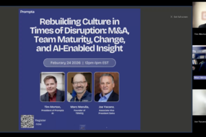 Rebuilding Culture in Times of Disruption: When Insight Meets Experience